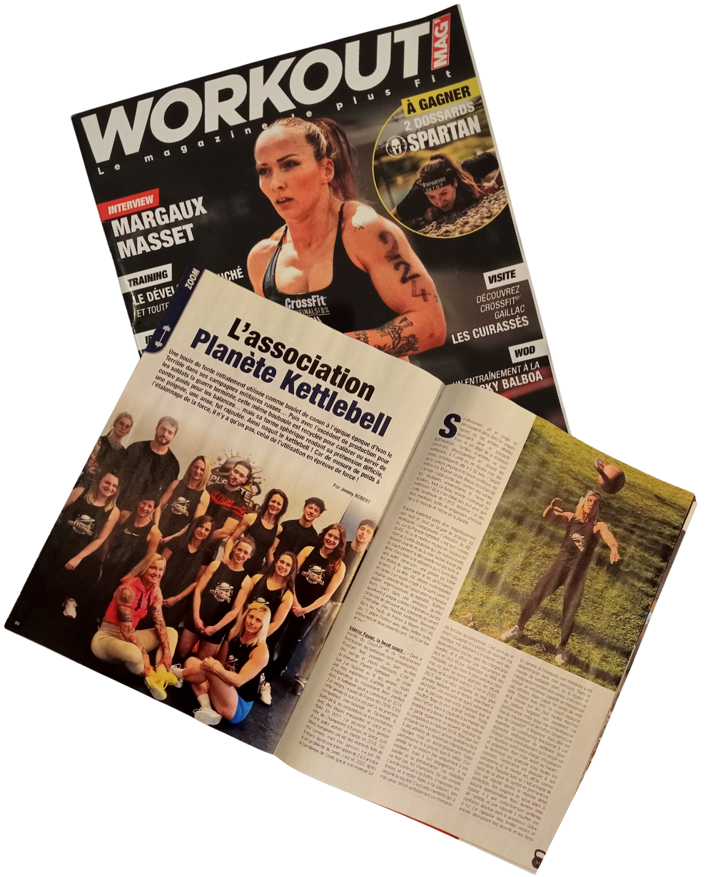 Notre article dans le magasine WORKOUT MAG